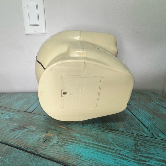 Vintage 1998 Skeleton Skull Halloween Bucket Décor Flashlight Eyes - Picture 13 of 14